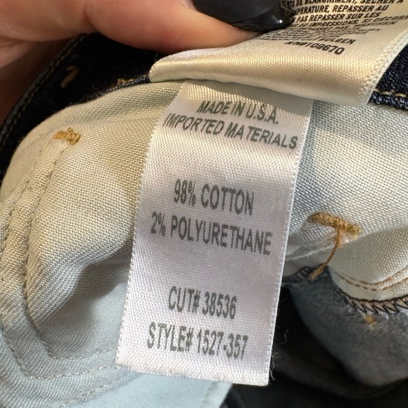 CITIZENS OF HUMANITY- ARIELLE MID RISE SLIM JEANS - Picture 8 of 9